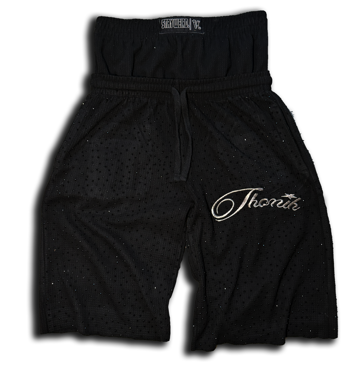 Black "STAIRWAY2HEAVEN" Shorts IKONIK
