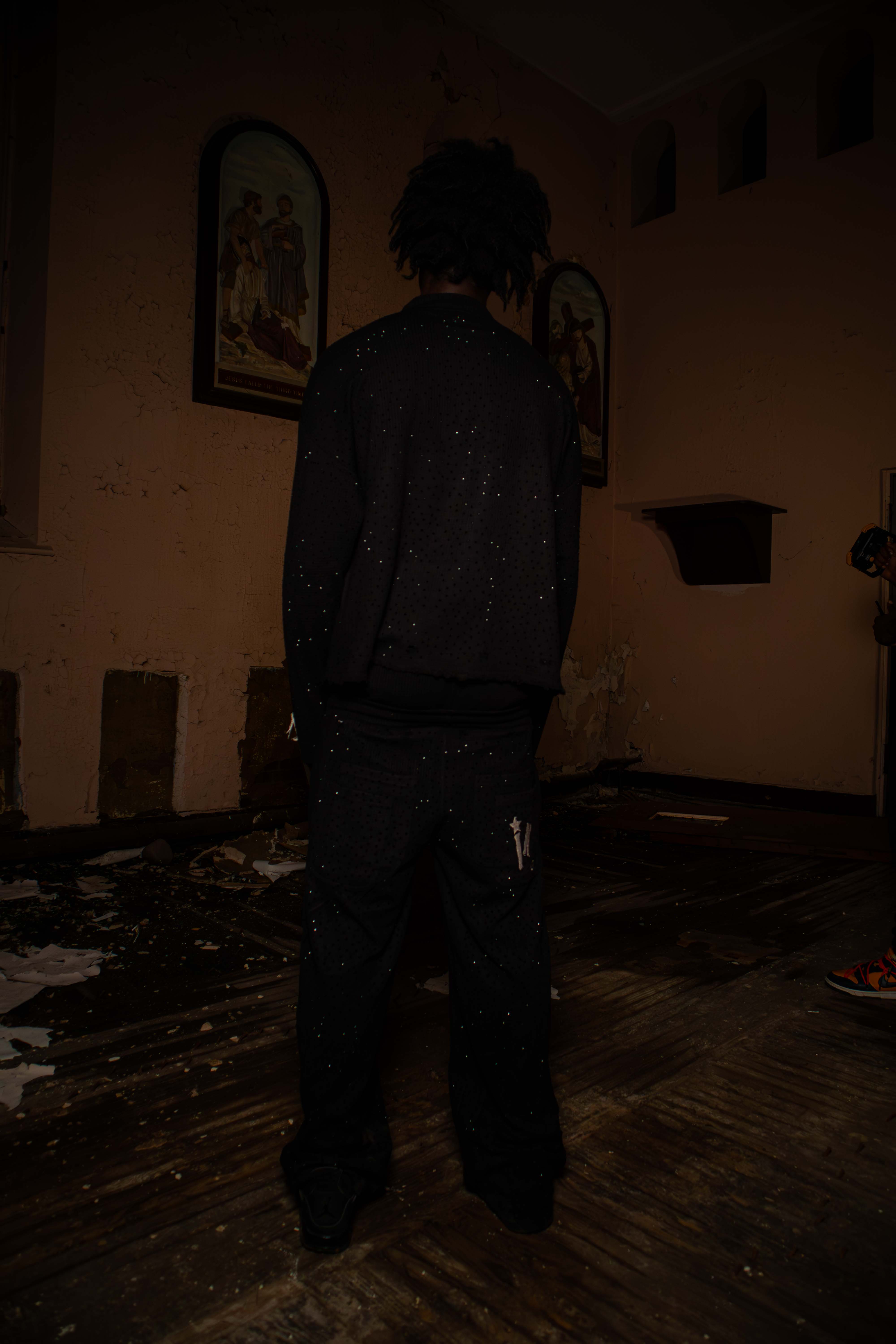 Black "STAIRWAY2HEAVEN" Pants
